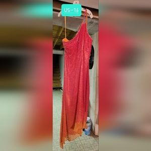 Sherbet/Pink Beaded Dress